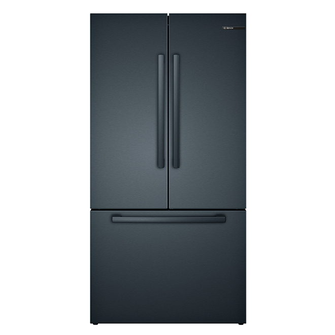 Bosh 800 Series 21-cu ft French Door Refrigerator with FarmFresh System - Black Stainless Steel