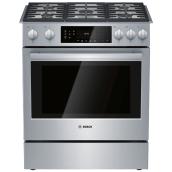 Bosch 800 Series Gas Range - 30-in - 4.8-cu ft - Stainless Steel