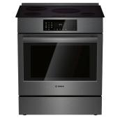 Cuisinière à induction Bosch avec convection, 4,6 pi³, inox noir