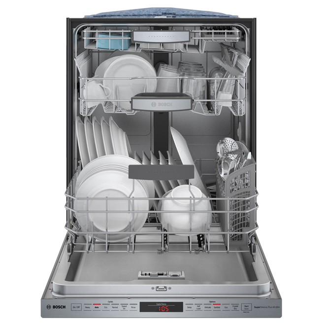 Built-In Bosch 800 Series Dishwasher - 24-in - Stainless Steel - Energy Star
