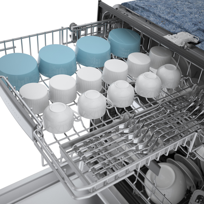 Built In Bosch 800 Series Dishwasher 24 in Stainless Steel