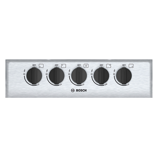 Bosch Gas Cooktop - 5 Burners - 37-in - 16,000 BTU - Stainless Steel