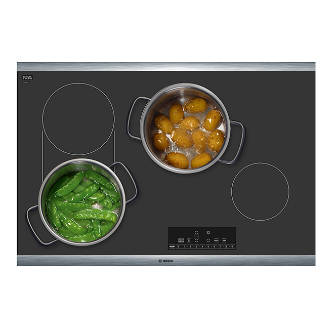 Bosch 800 Series Electric Cooktop 4 Elements 30 in Black