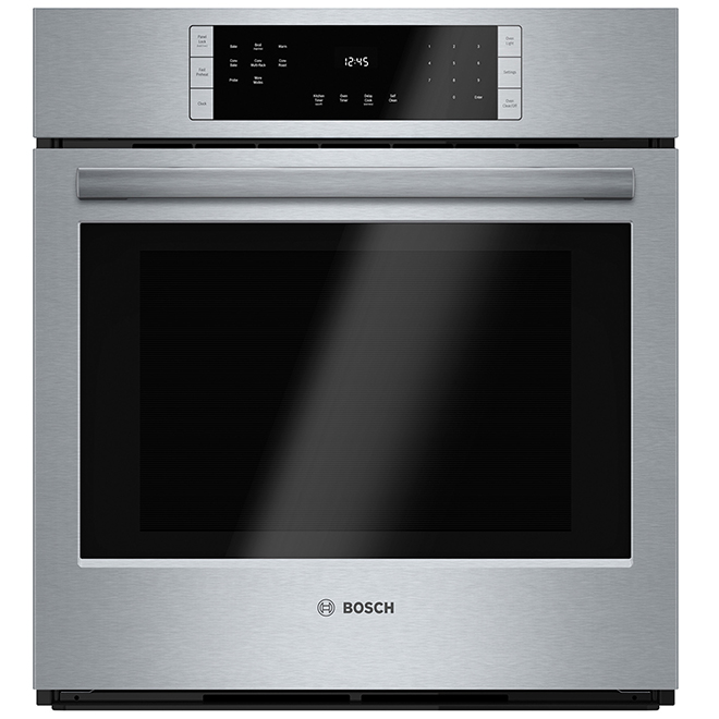 Bosch - Wall Oven - 800 Series - 3.9 Cft - 27" - Stainless