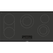 Surface de cuisson électrique Bosch série 800 à 5 éléments, 36 po