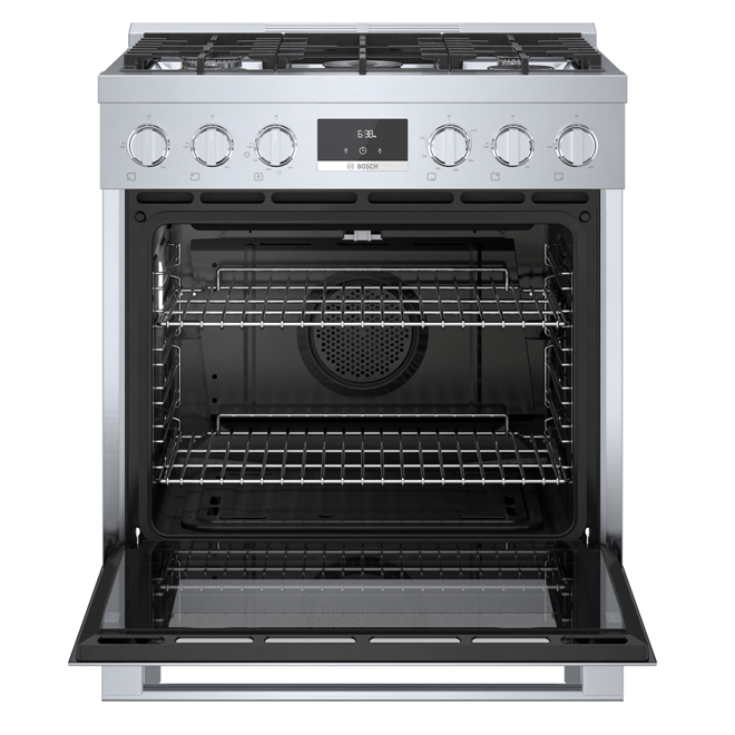 Bosch Freestanding Gas Range 800 Series 5 Burners 30 in