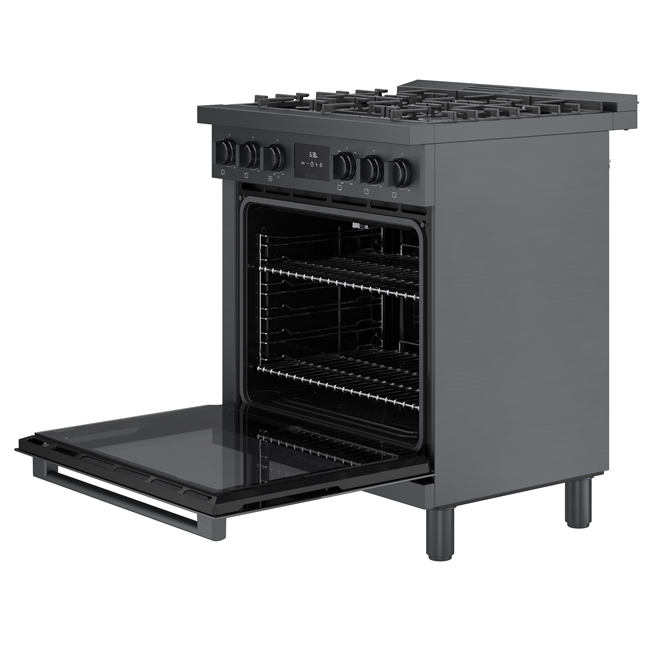 Bosch Dual Fuel Freestanding Range 800 Series 5 Burners 30