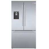 Réfrigérateur à portes françaises Bosch avec machine à glace, 36 po, 21,6 pi³, acier inoxydable