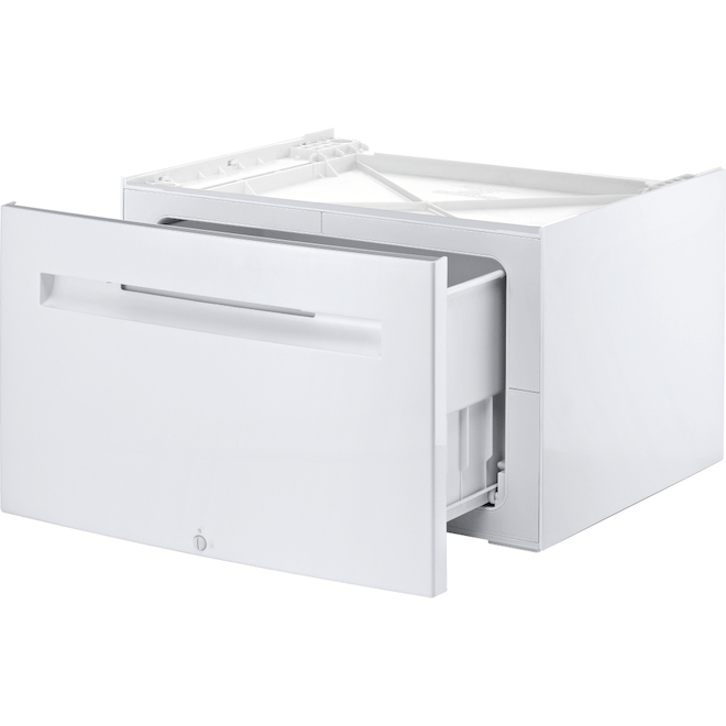 Bosch 24-in Compact Dryer Pedestal - White