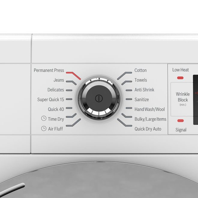 Bosch 800 Series Electric Dryer Condensation Drying 4 cu ft