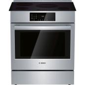 Bosch 4 Cooking Zones Electric Slide-In Induction Range - Stainless Steel - Commom:30-in - Atual:31.5-in