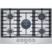Bosch Serie 800 5-Burner Gas Cooktop - Stainless Steel - 30-in W x 20-in D