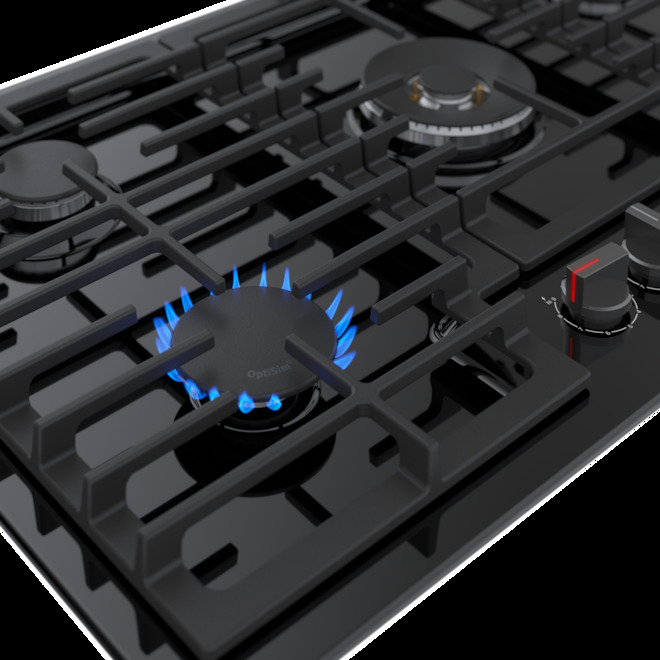 Bosch 5-Burner Black Gas Cooktop - 800 Series - 36-in