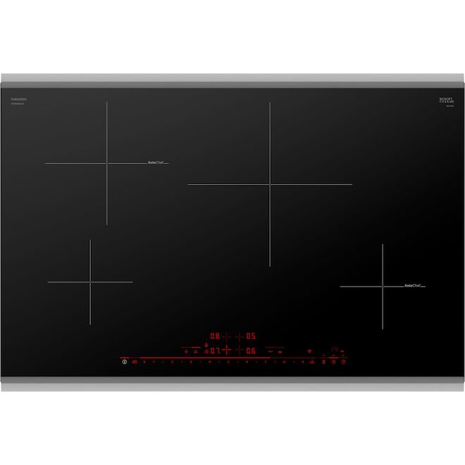 Surface de cuisson à induction de de Bosch série 800 30 po 4 élements, noir