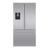 Bosch 500 Series 26-cu ft 3-Door Standard Depth French Door Refrigerator with Ice Maker (Stainless Steel)