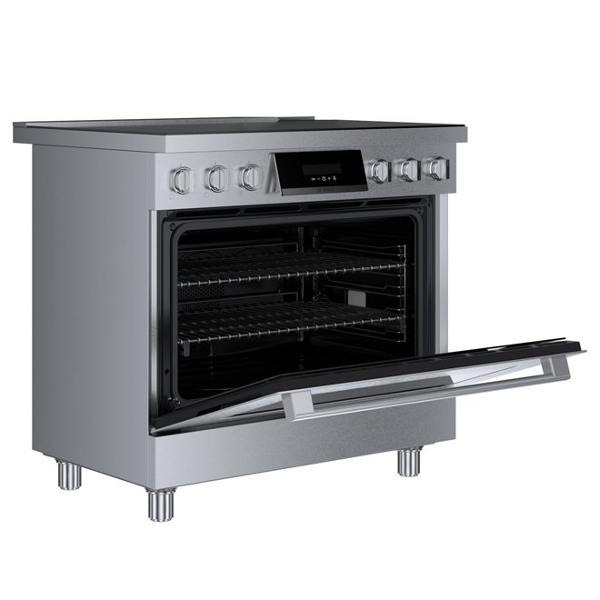 Bosch Freestanding Range 36 in Induction 5 Element Stainless Steel