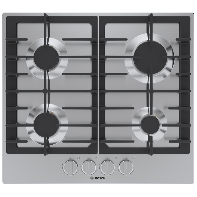 Bosch Gas Cooktop 24-in 4 Burners Stainless Steel