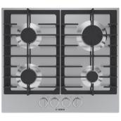 Bosch Gas Cooktop 24-in 4 Burners Stainless Steel