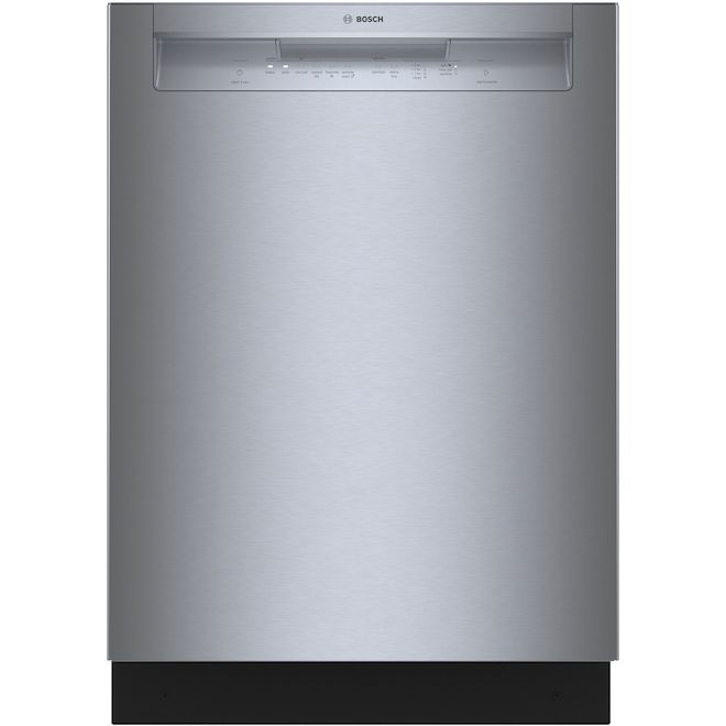 Bosch 100 Series 24 In Smudge Free Stainless Steel Smart Built In Dishwasher with Home Connect 50 dBA