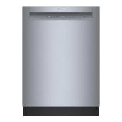 Bosch 100 Series 50 dB Front Controls 24-In Built-In Dishwasher in Stainless Steel ENERGY STAR®