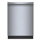 Bosch 300 Series 46 dB Front Controls 24-In 3-Rack Built-In Dishwasher in Stainless Steel ENERGY STAR®