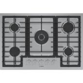 Bosch 31-in 5-Burner Gas Cooktop - Stainless Steel