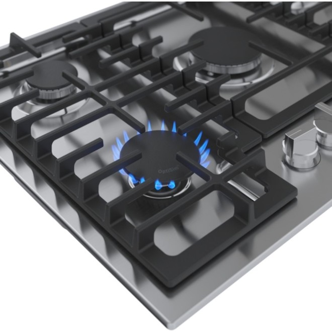 Bosch 500 Series Gas Cooktop 30-in with 5 Burners - Stainless Steel