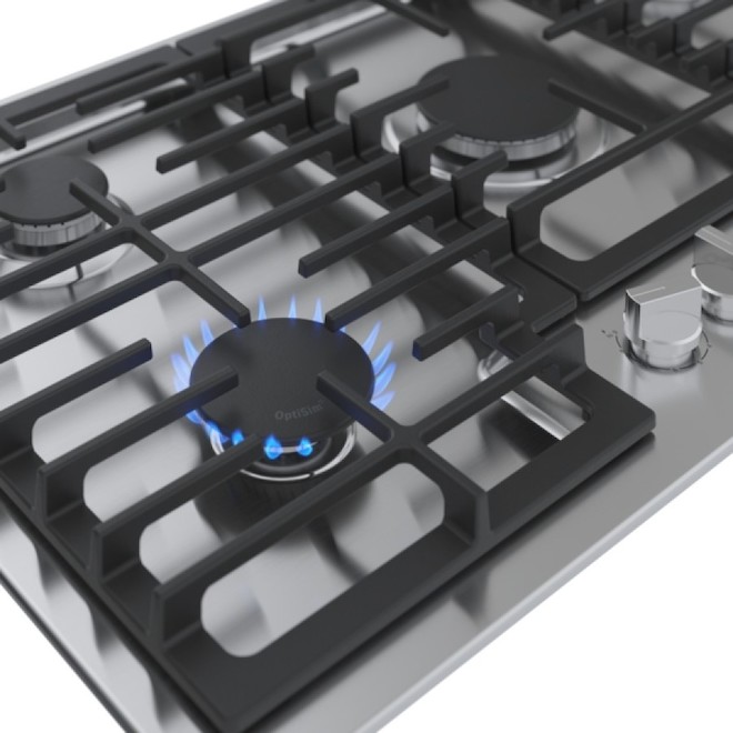 Bosch 500 Series Gas Cooktop 36-in with 5 Burners - Stainless Steel