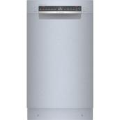 Bosch 800 Series Built-In Dishwasher 18-in with 3 Baskets 44 dBA - Anti-Fingerprint Brushed Steel