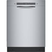 Lave-vaisselle encastré Bosch 300 Series 24 po avec technologie PureDry, acier inoxydable