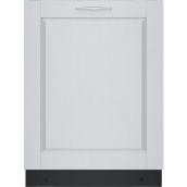 Bosch 24-in Built-In Dishwasher with 3rd Rack and CrystalDry Technology -Custom Panel