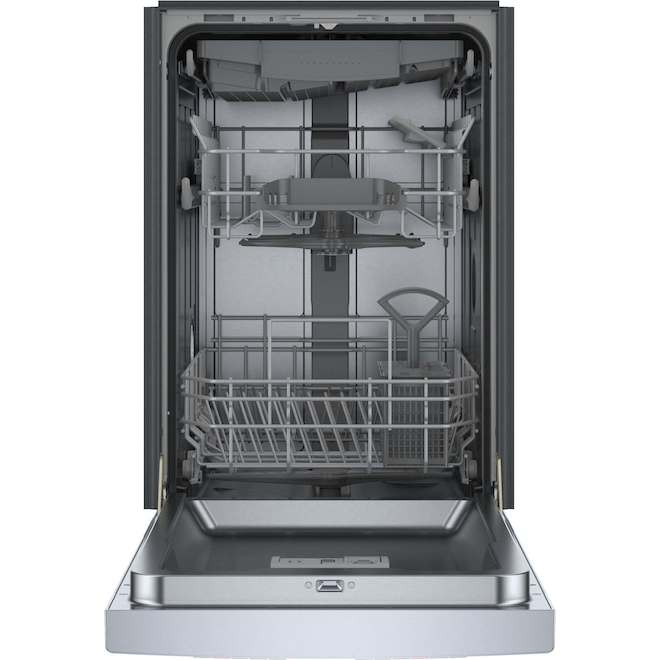 Bosch 18-in Built-In Dishwasher with 3rd Rack and PureDry Technology - Stainless Steel