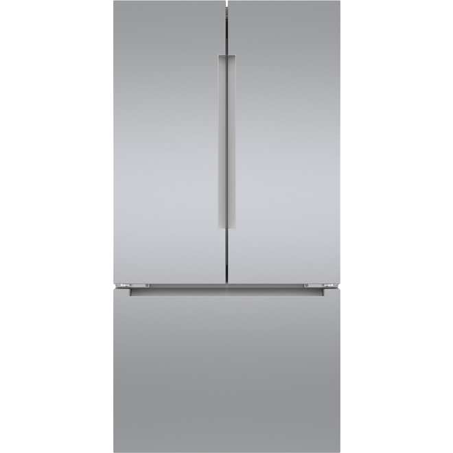 Bosch French-Door Refrigerator 20.8-cu.ft. with 1 Drawer and Water and Ice Dispenser - Stainless Steel