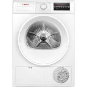 Bosch 300 Series Electric Dryer 4-cu ft with Compact Condensation - White