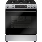 Bosch 5.8-ft³ 6-Burner 30-in W Self-Cleaning Stainless Steel Gas Range