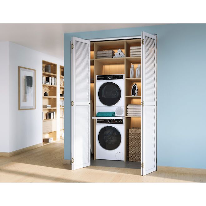 Bosch 500 Series 23.44-in White Plastic Washer/Dryer Stacking Kit