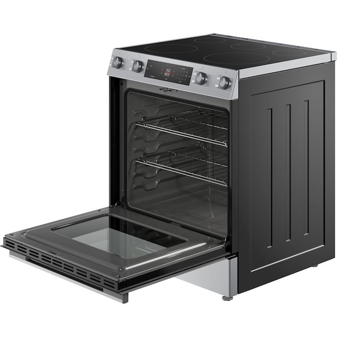 Bosch 100 Series Electric Slide-In Range with Powerful Heating - 5.8-cu.ft.