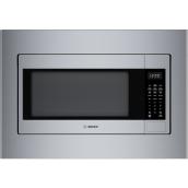 Bosch 300 Series 1000 W 2.1-ft³ Built-in Microwave Oven - Stainless Steel