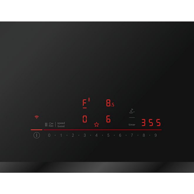 Bosch 800 Series 4-Element 30-in Electric Induction Cooktop - Black