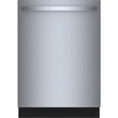 Bosch 800 Series 24-in Built-In Dishwasher with Bar Handle - Stainless Steel