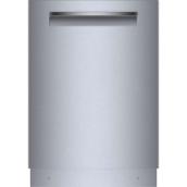Bosch S500 44 dB 3-Rack Pocket Handle Hidden Command Dishwasher - Stainless Steel