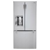 Réfrigérateur à portes françaises 24,2 pi³, inox