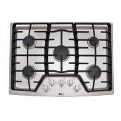 LG Gas Built-In Cooktop - 30-in - Stainless Steel - 17,000 BTU