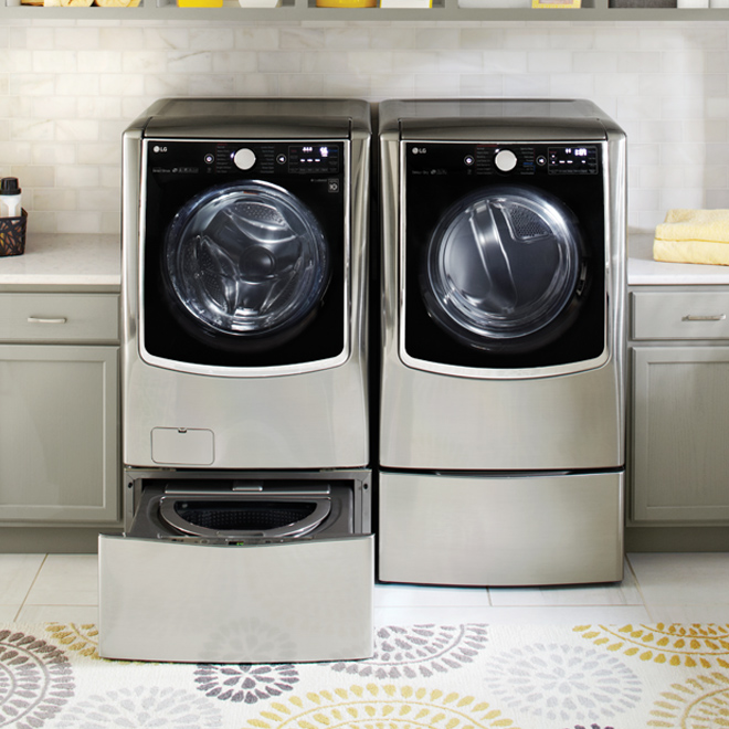 Electric Dryer with Wi-Fi  - 9,0 cu ft. - Stainless