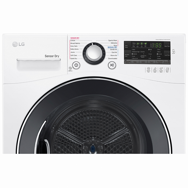 LG Compact Stacking Dryer - 24" - 4.2 cu. ft. - White