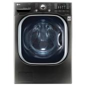 Washer with Steam and TurboWash(R)- 5.2 cu. ft. -Black Steel