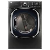 Electric Dryer with TurboSteam(R)-7.4 cu. ft. -Black Steel