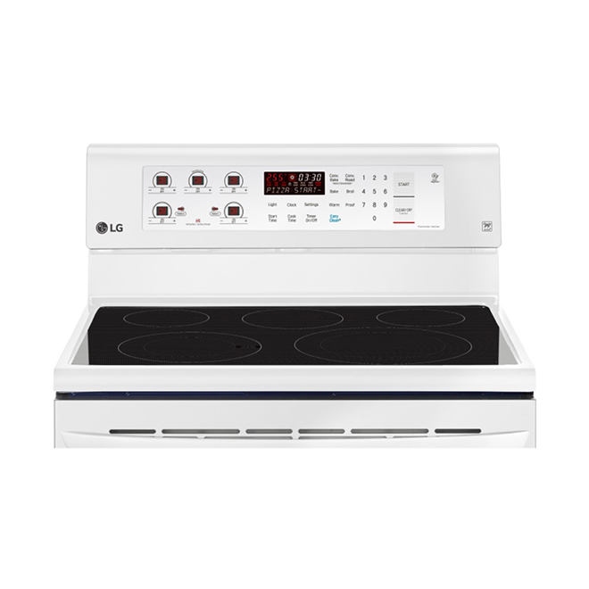 Lg Ceramic Glass Electric Range Convection Oven 6 3 Pi