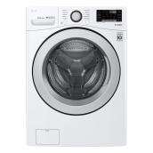 LG Front-Load Washer with 6Motion Technology and LoDecibel - 5.2-cu ft - White