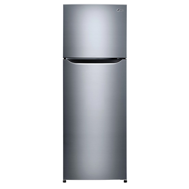 LG Top-Freezer Counter-Depth LED-Lit Refrigerator - 24-in - 11-cu ft - Stainless Steel